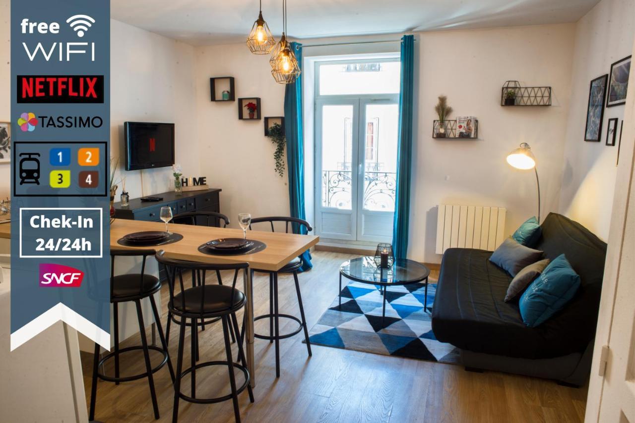 Centreville: T2 Chaleureux Et Cozy/Chekin 24-24H Montpellier Luaran gambar